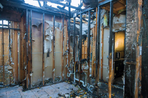 Professional Soot Cleanup technician working in Parma Heights, OH